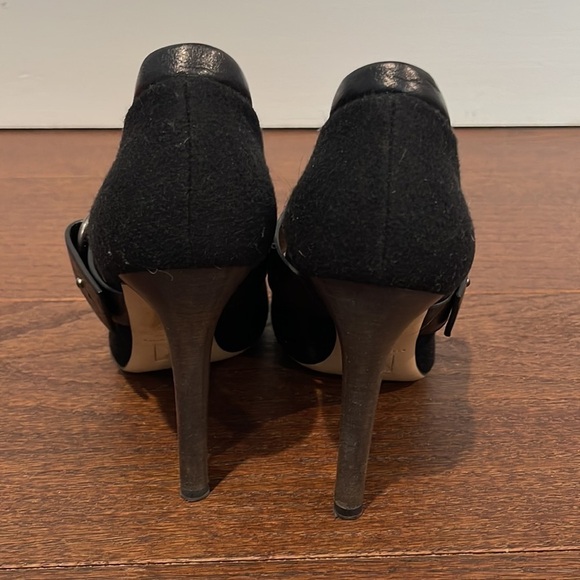Reed Krakoff Women’s Black Fabric Mary Jane Heels Size 8.5 - Picture 4 of 8